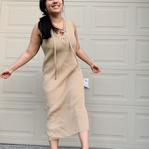 Michael Kors Knit Midi Dress